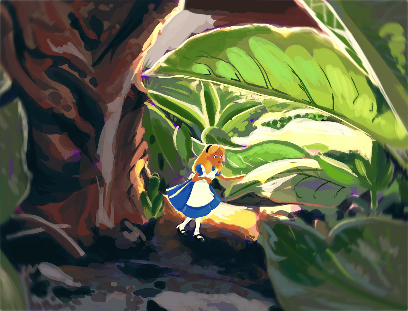 Alice in Wonderland Environment Art Alice in Wonderland Environment Art