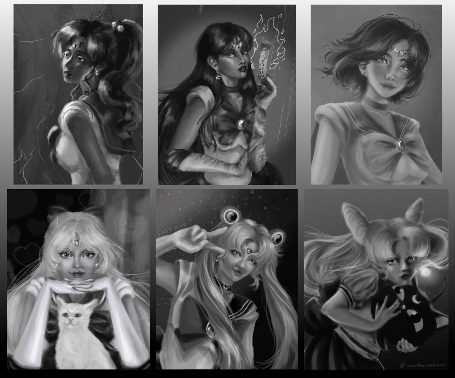 Sailor scout portrait arts